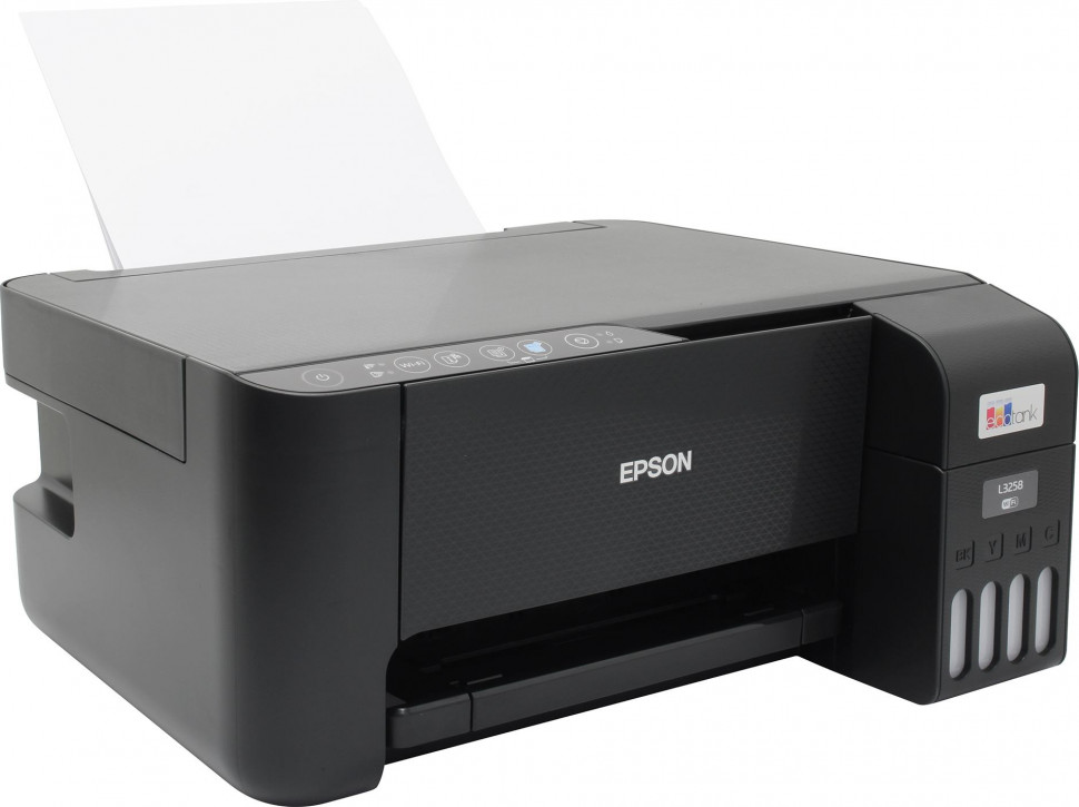 Принтер МФУ Epson L3258 (A4 / USB / WiFi / 4цв / струйный)