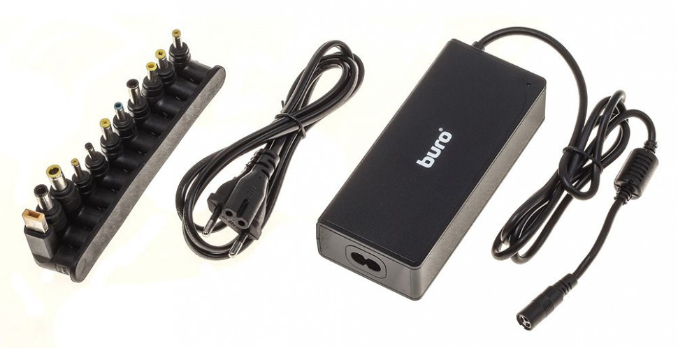 Сетевой БП для ноутбуков BURO BUM-0221B90 (90W / USB / автоматический)