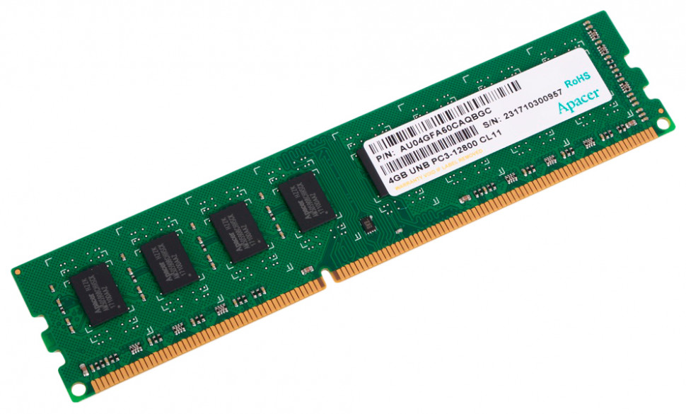 Память DDR3 4Gb 1333 / CL11 Apacer AU04GFA33C9TBGC