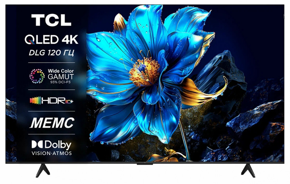 Телевизор 55 TCL 55P7K (4K / QLED / GoogleTV)