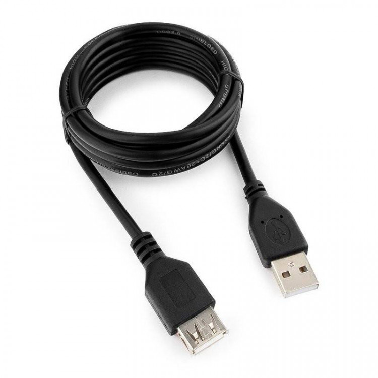 Кабель USB3.0 A -> A 1.8м Gembird CCP-USB2-AMAF-6 (удлинительный)