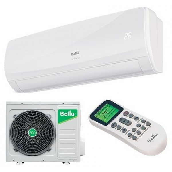 Сплит-система 18 Ballu BSW-18HN1 / OL / 17Y (Класс А / 1656 / 1509вт / 5300 / 5400Вт / 56м2)