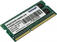 Память SO-DIMM DDR3L 4Gb 12800 / CL11 Patriot PSD34G1600L2S