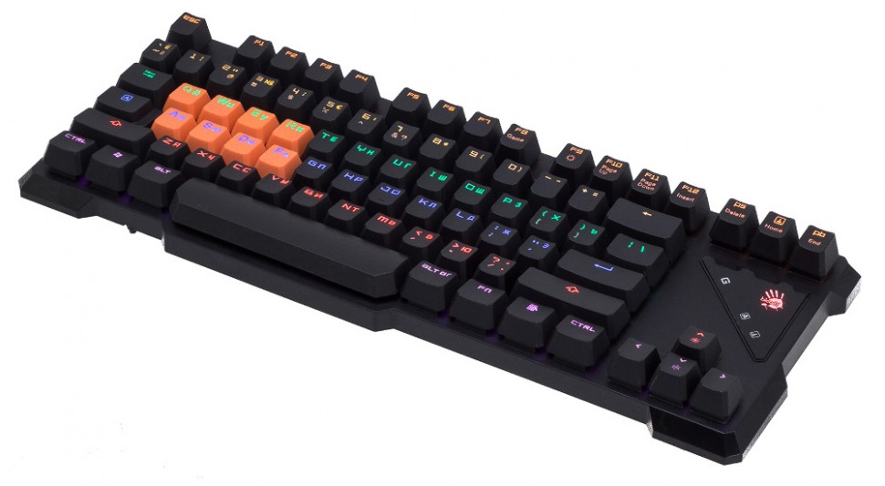 Клавиатура USB Bloody B530 (104КЛ+9КЛ / LED)