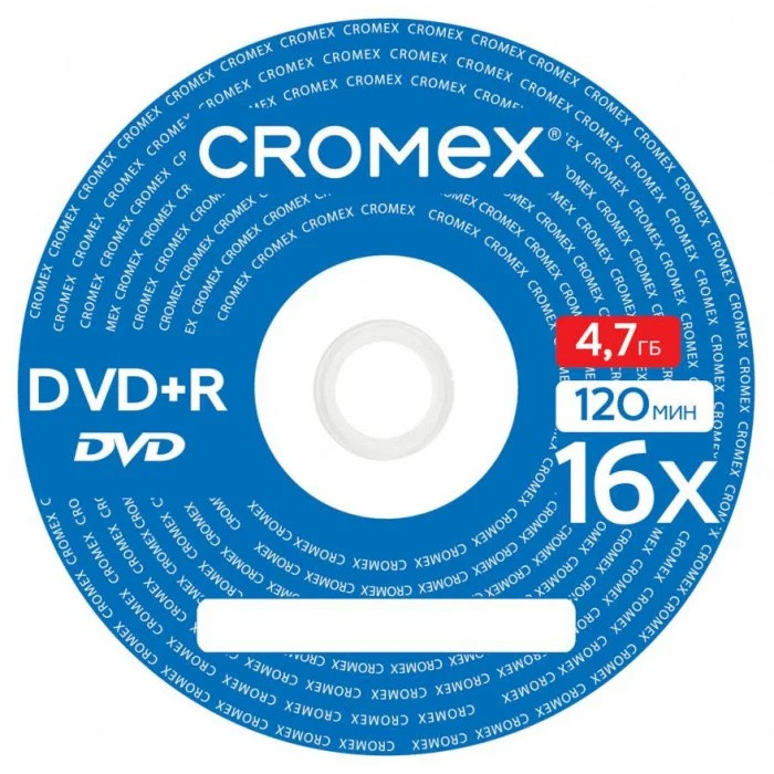 Диск DVD+R Cromex 4.7 Gb / 16x