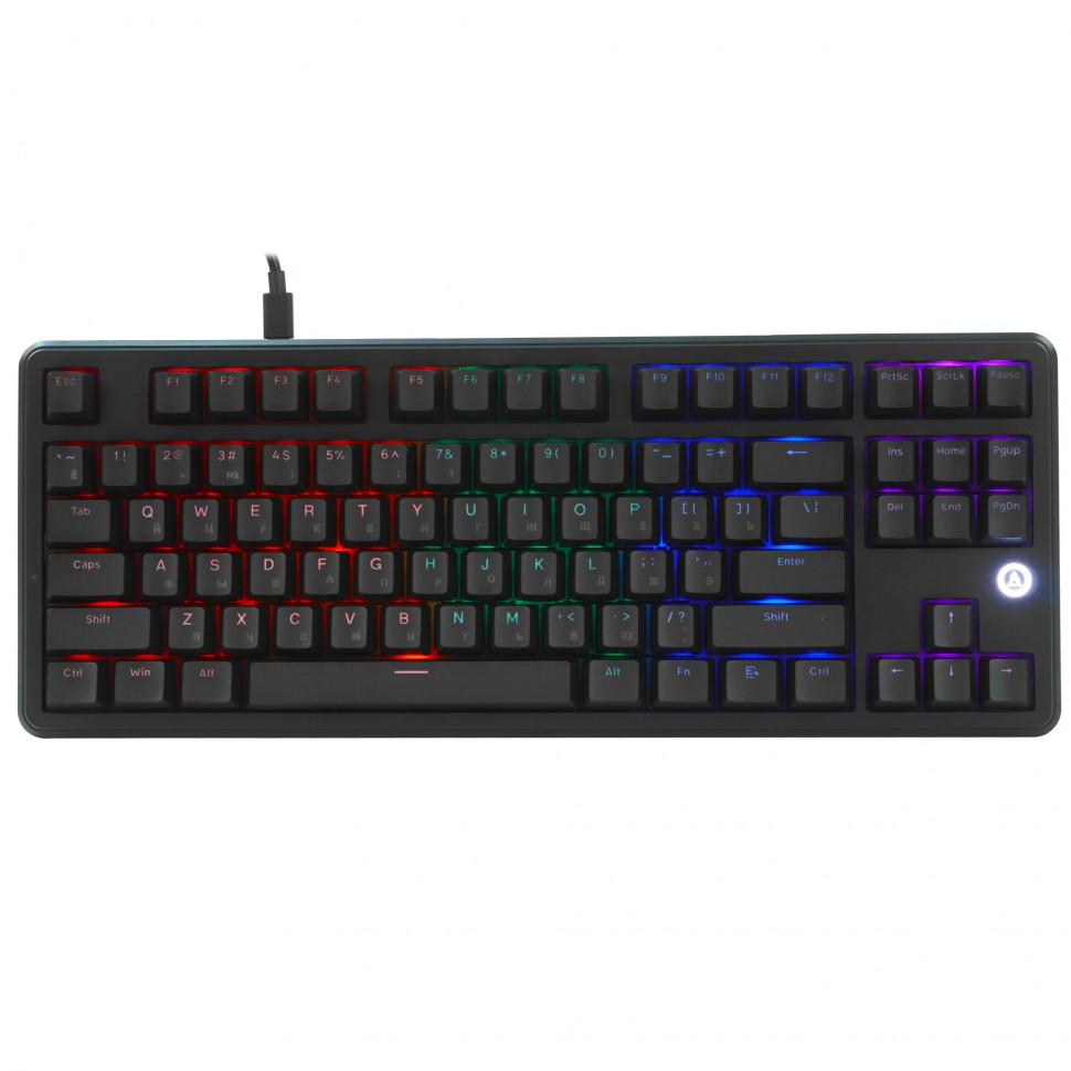 Клавиатура USB AJAZZ AK870-V2 (механика / FRGB подсветка / черный)