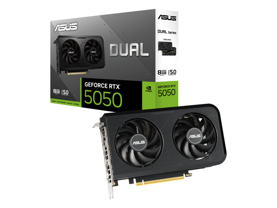 Видеокарта NVIDIA RTX 5050 8Gb Asus Dual