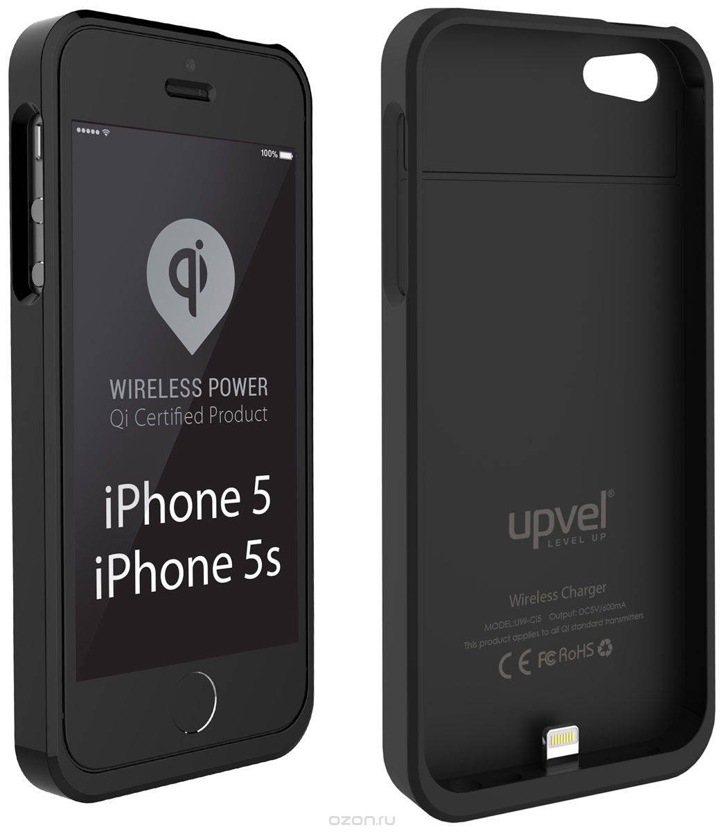 Чехол Upvel для iPhone 5s UQ-CI5 (беспроводная зарядка / QI)