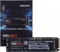 SSD NVMe 2 Tb Samsung 990 PRO [MZ-V9P2T0BW] (1200TBW / 7450:6900Мбайт / с)