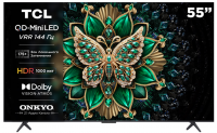Телевизор 55 (139 см) TCL 55C6K (4K / 144Hz / QLED / Mini-LED / 1000nit / GoogleTV)