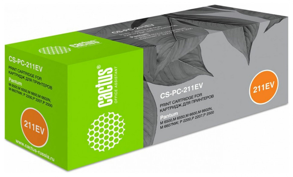 Тонер-картридж Cactus CS-PC-211EV (1600стр)