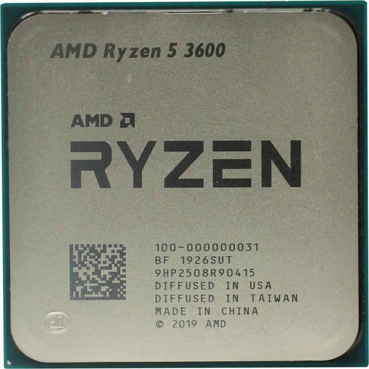 Процессор AMD Ryzen 5 3600 (100-000000031) 3.6 GHz  /  6core  /  3+32Mb  /  65W Socket AM4 (OEM)