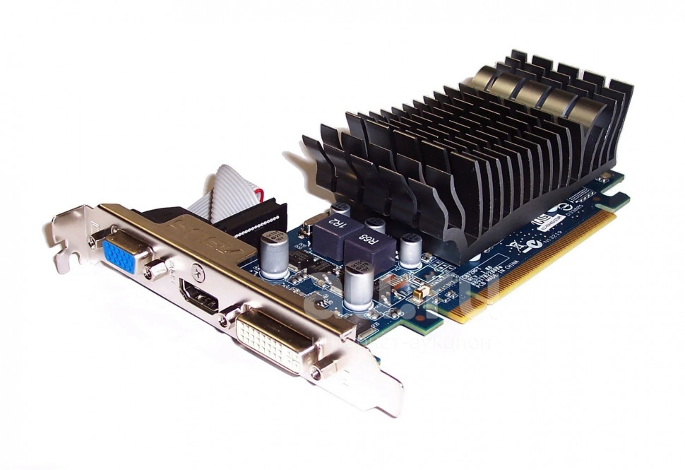 Видеокарта NVIDIA GT 210 1Gb Asus <SL-210-1G>