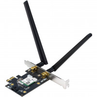 Адаптер Wi-Fi+Bluetooth 5,2 PCI-E ASUS PCE-AX1800 WIFI 802.11ax, 2402 + 574Mbpsб PCI-E Adapter, 2 ан