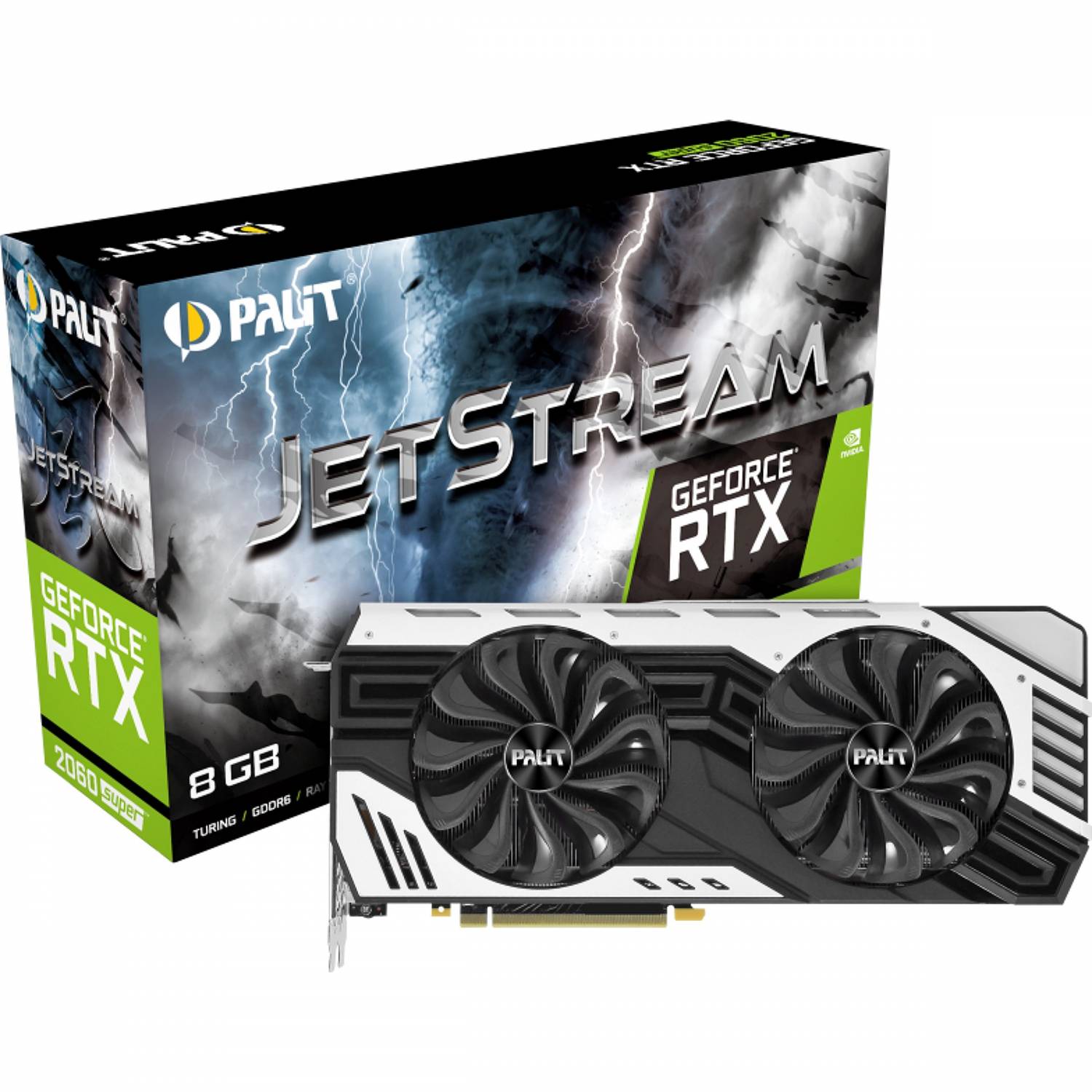 Видеокарта NVIDIA RTX 2060 SUPER 8Gb Palit DUAL (NE6206S018P2-1160A-1)  Гарантия 1 год