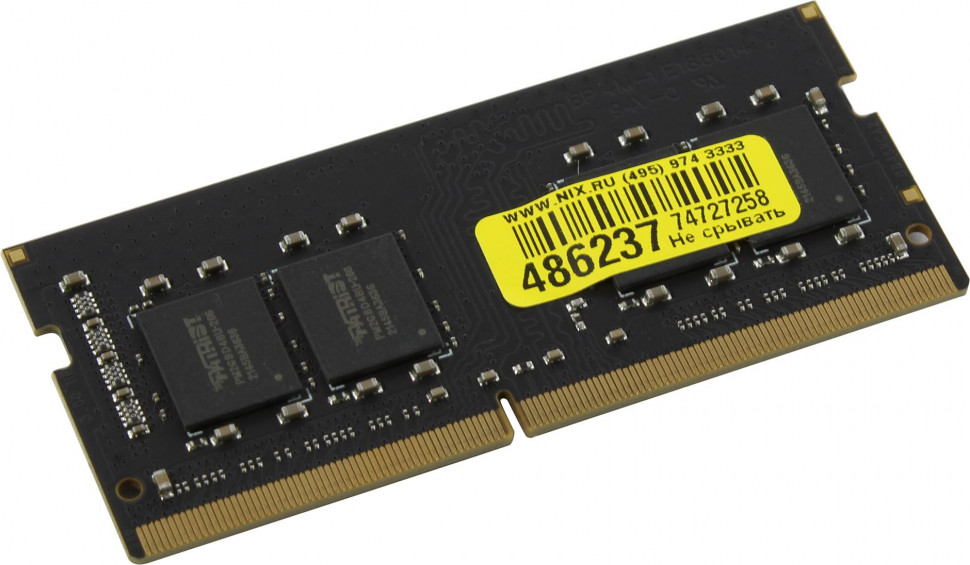 Память DDR4 SO-DIMM 16Gb 25600 / CL22 PATRIOT PSD416G320081S