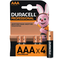 Элемент питания AAA / 4шт Duracell Professional