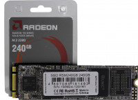 SSD M.2 240Gb AMD R5M240G8 (80 TBW  /  530:450 Мбайт  /  с)