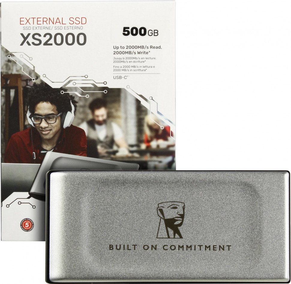 Внешний SSD 500Gb Kingston SXS2000 / 500GA