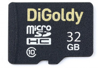 Карта памяти microSDHC 32Gb DiGoldy DG0032GCSDHC10
