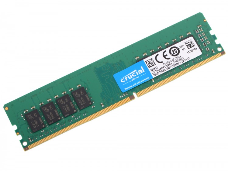Память DDR4 16Gb <PC4-19200> Crucial CT16G4DFD824A