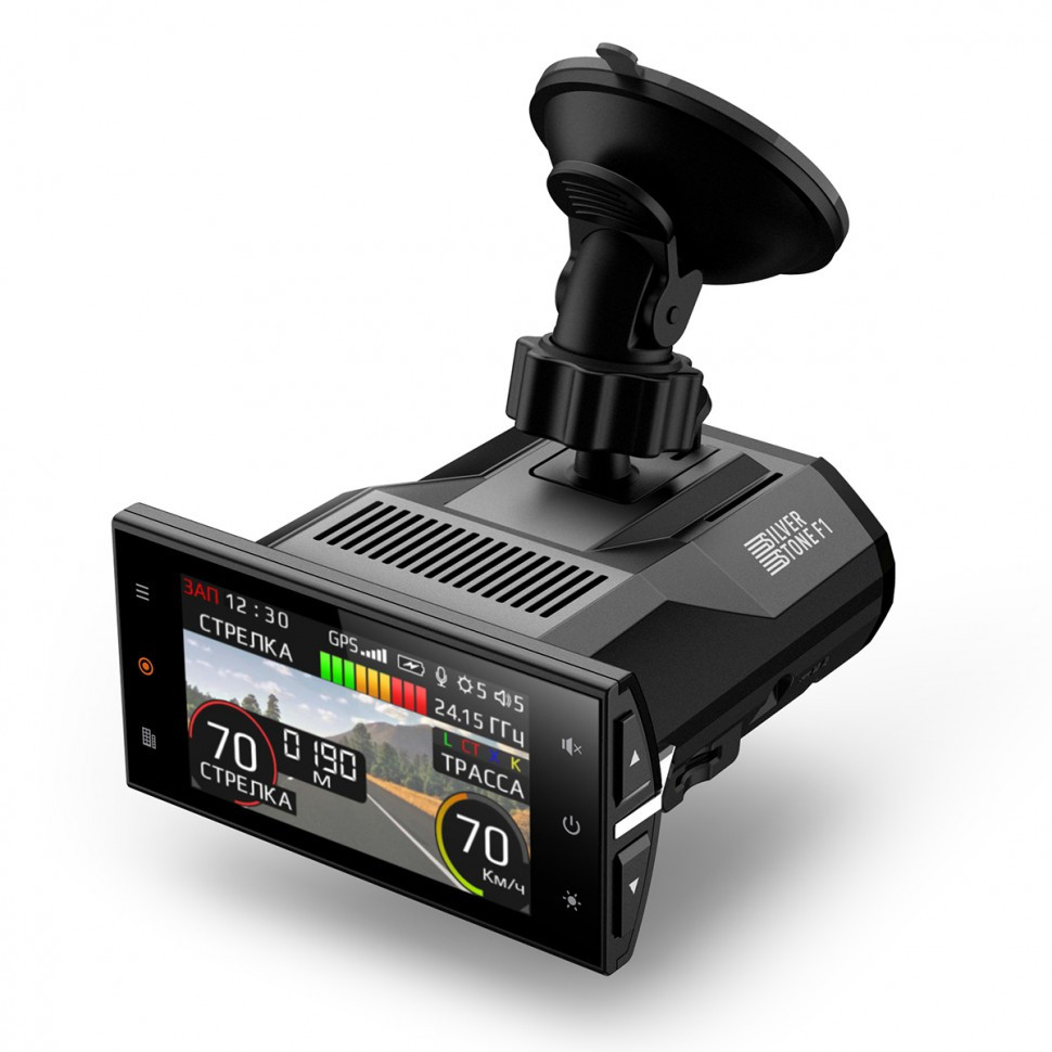  Авто видеорегистратор с радар детектером Silverstone F1 HYBRID S-BOT PRO
