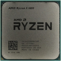 Процессор AMD Ryzen 5 1600 AM4 6(12)core  /  3.2(3.6)GHz  /  65W (OEM)