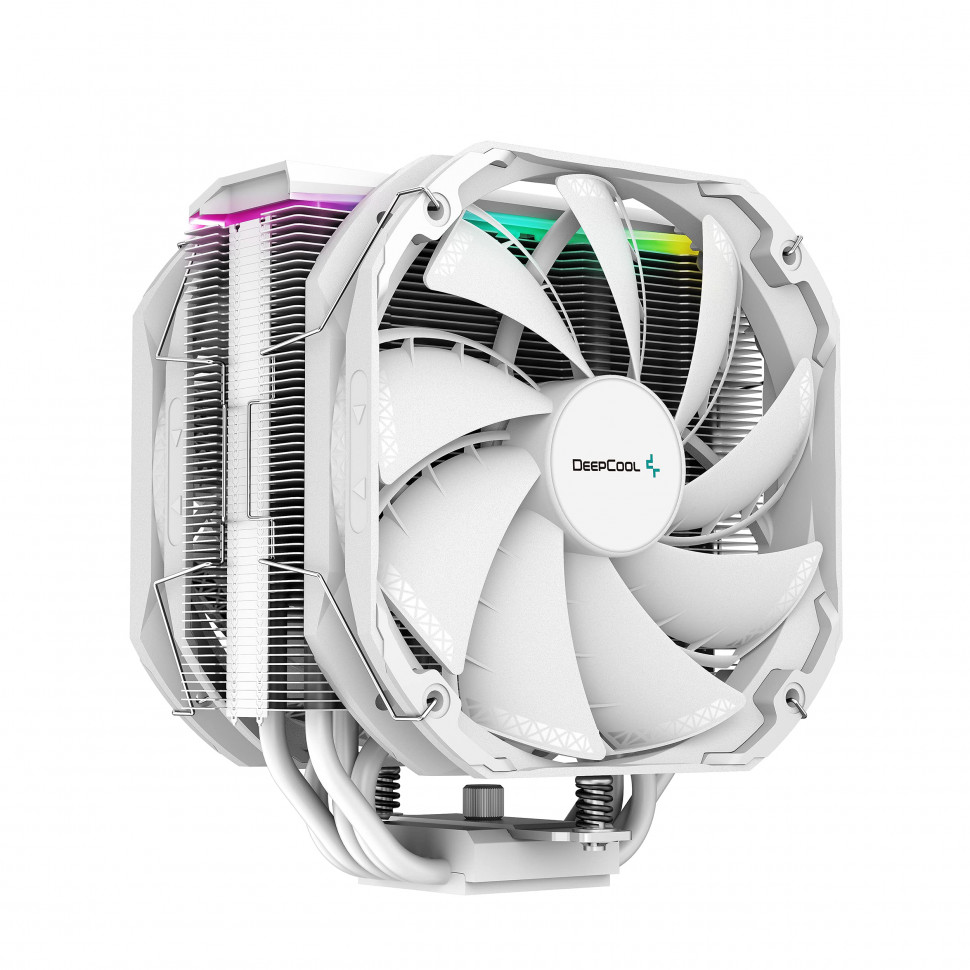Кулер для процессора DeepCool AS500 PLUS WH (164мм / 5трубок / ARGB / 140mm / 70 CFM / 26дБ / 220W) 1700 / AM5