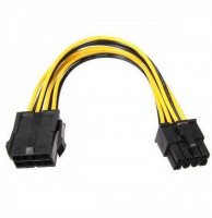 Удлинитель кабеля питания Cablexpert CC-PSU-84, PCI-Express 6+2pin M /  PCI-Express 6+2pin F, 30см <CC