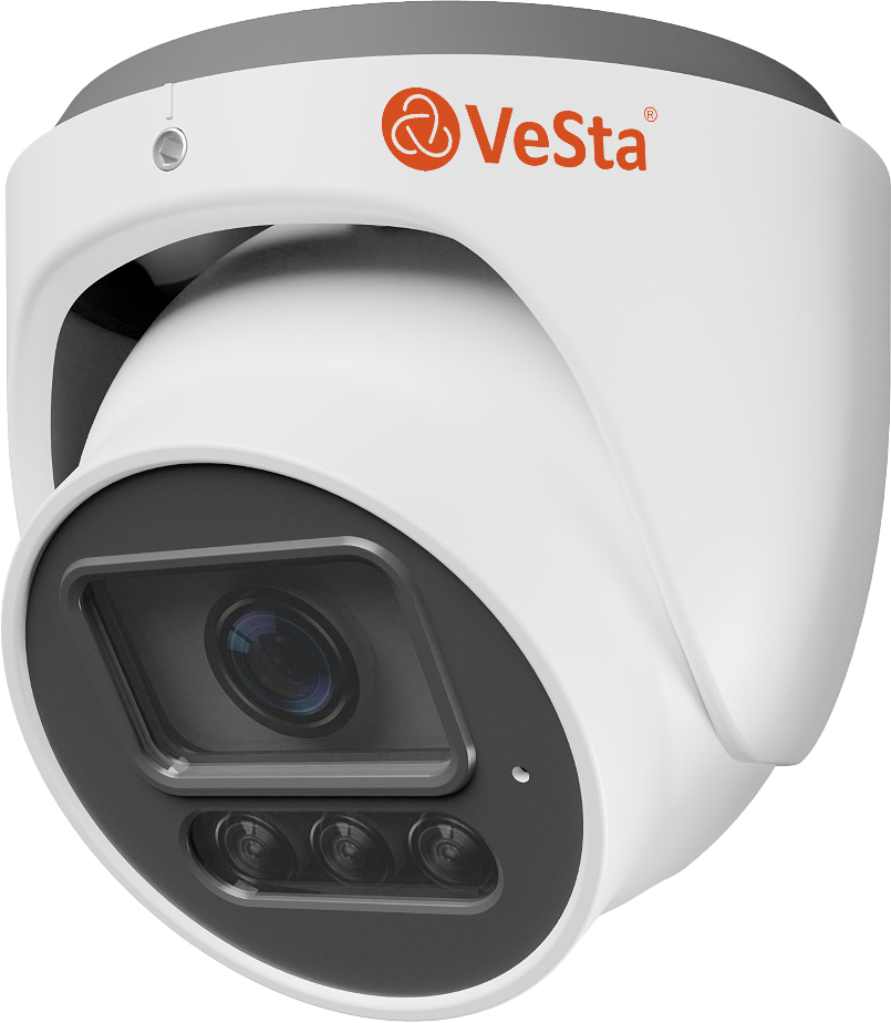 Уличная IP-камера Vesta VC-RG445 (антивандальная / 4Mp / F-2.8 / IR / 2560х1440 / микрофон)