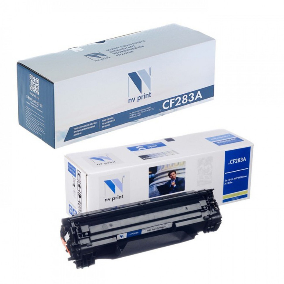 Тонер-картридж NVPrint CF283A (M125 / M127 / M201 / M225) 1500стр