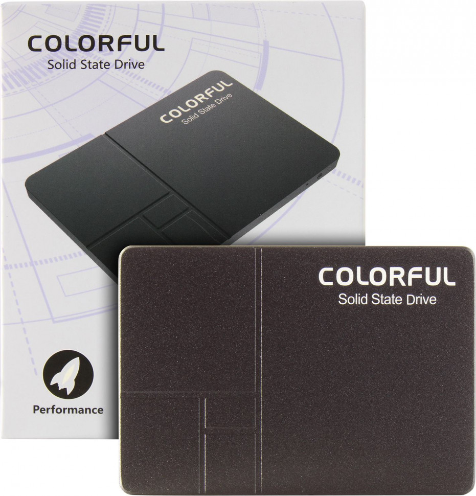 SSD 1Tb Colorful SL500 (320TBW / 520:450 Мбайт / с)