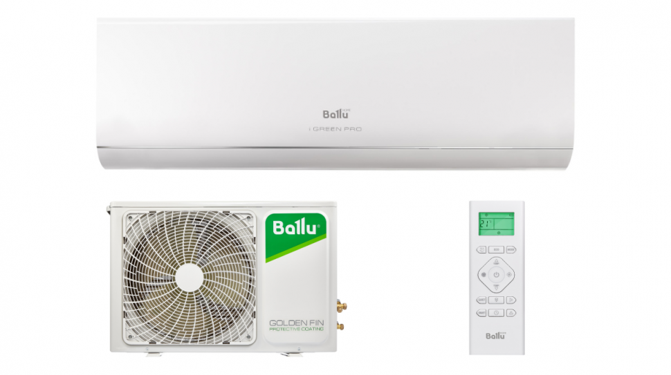 Сплит-система 24 Ballu iGreen Pro BSAG / 24HN8 (68кв.м / шум 34-54дБ / класс A / 3года)