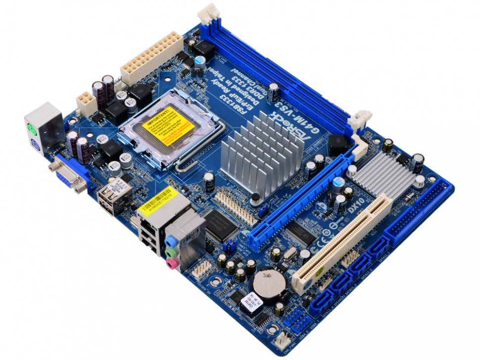 Материнская плата ASRock G41M-VS3 R2.0 (RTL) LGA775 <G41> PCI-E+SVGA+LAN SATA MicroATX 2DDR3