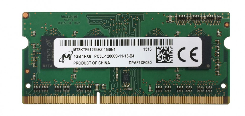Память SO-DIMM DDR4 4Gb 2666 / CL19 Micron MTA4ATF51264HZ-2G6E1