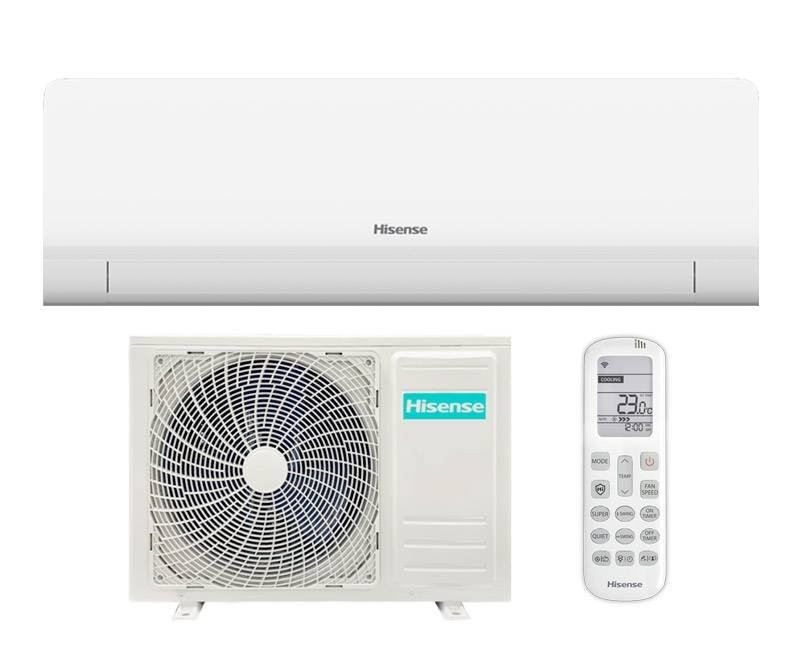 Сплит-система 12 Hisense Era Classic Wi-Fi AS-12W4RLRKC01 (35 кв.м / 27-53 дБ / Wi-Fi / класс А / 3 года)