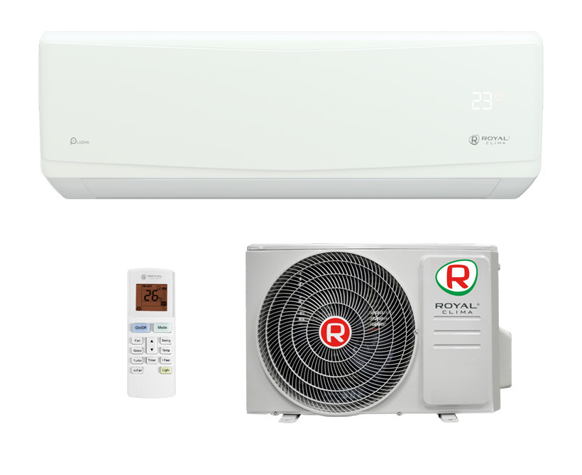 Сплит-система 09 Royal Grida RC-GR28HN (26кв.м / шум 27-40дБ / Wi-Fi(опция) / класс A / 3года)