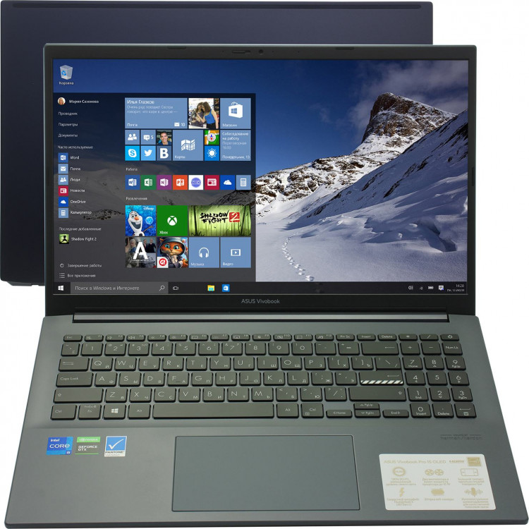 Ноутбук 15.6" Asus K3500PH-L1289 i5-11300H  /  16Gb  /  NVMe 512Gb  /  GTX 1650 4Gb  /  FHD  /  OLED  /  DOS