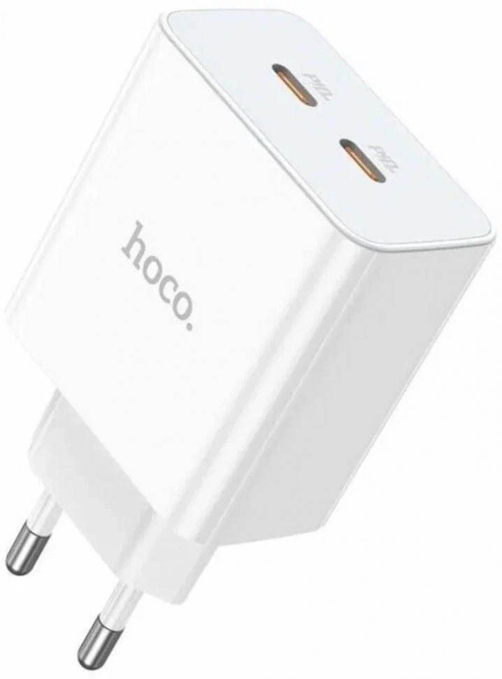 Сетевое зарядное устройство HOCO C108A 2xTYPE-C (35W)