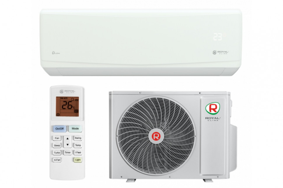  Сплит-система 12 Royal Grida RC-GR35HN (32кв.м / шум 28-52дБ / класс A / 3года)