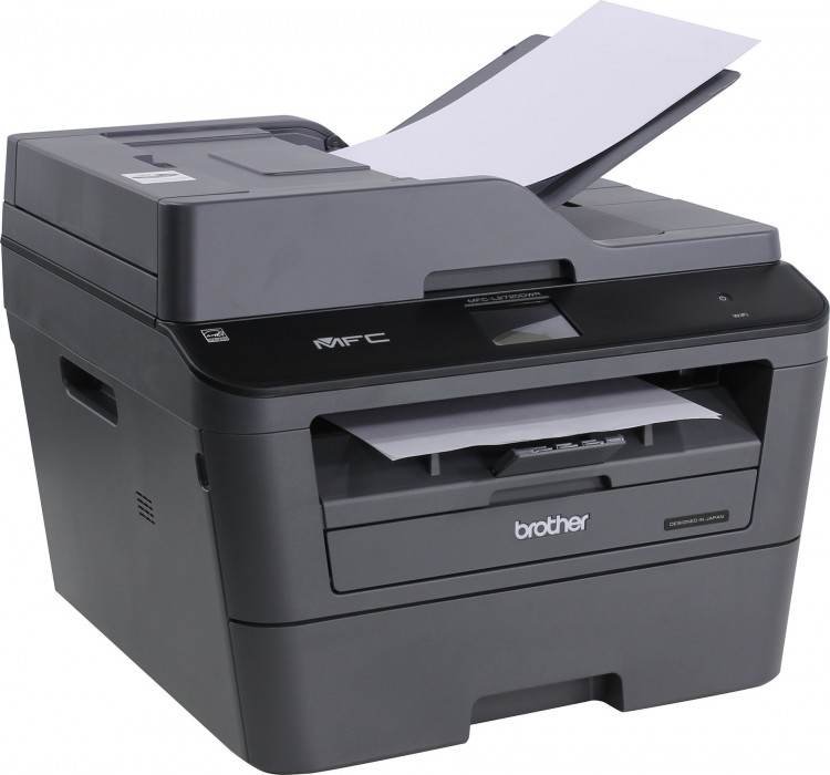 Принтер МФУ Brother MFC-L2720DWR (A4, 64Mb, LCD, 30 стр  /  мин, лазерное МФУ, факс, двусторонняя печать