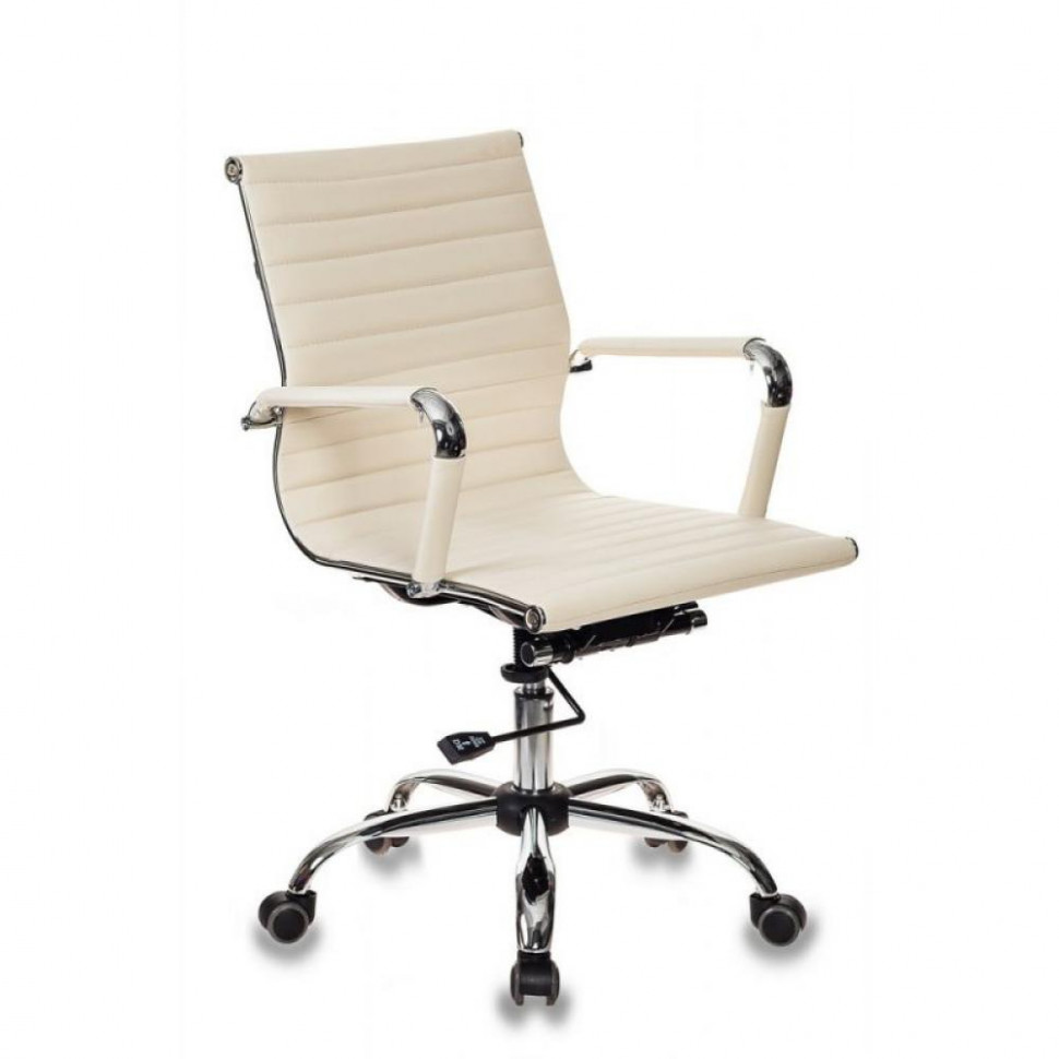 Кресло Бюрократ CH-883-LOW / IVORY