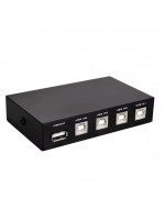 Переключатель KVM для принтеров (4xUSB-A+2xUSB-B)