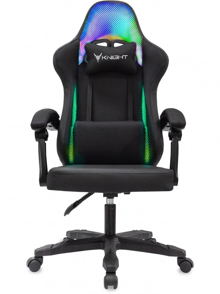 Кресло игровое Knight Wolf RGB (Черный)