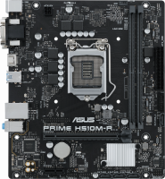 Материнская плата ASUS PRIME H510M-R-SI (RTL) LGA1200 <H510> PCI-E Dsub+DVI+HDMI GbLAN SATA MicroATX 2DDR4