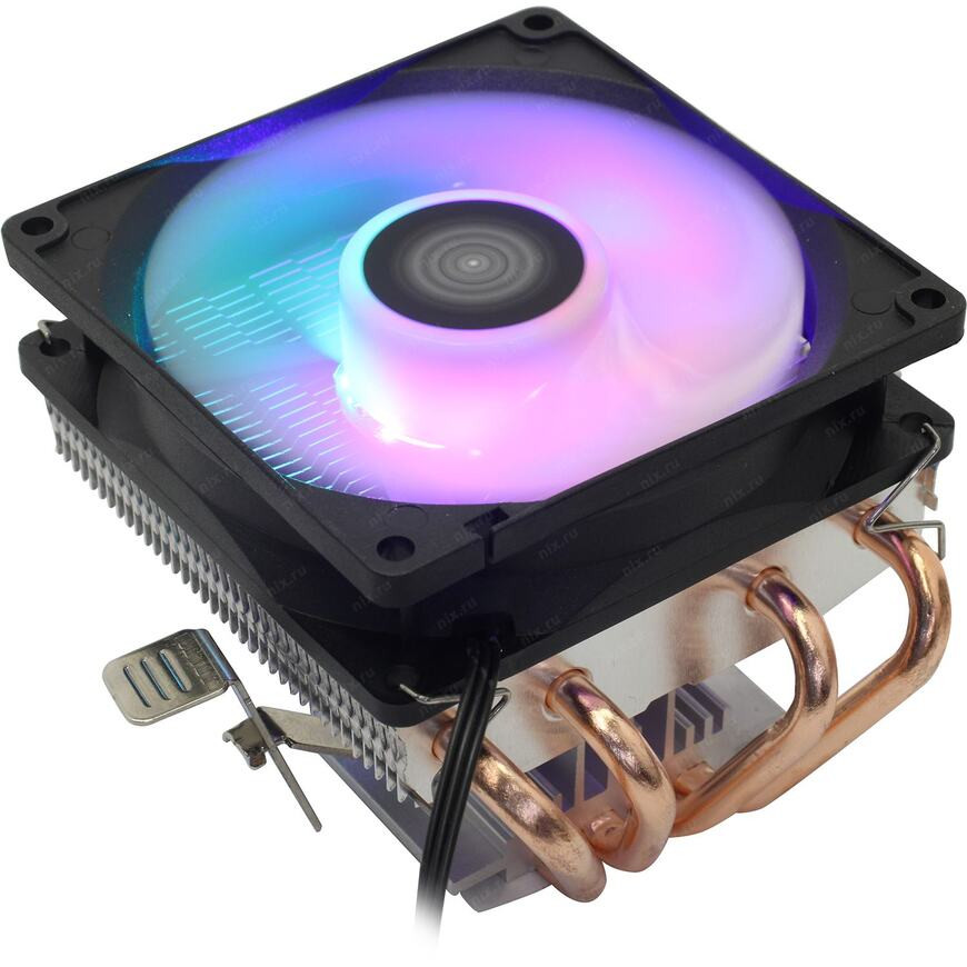 1700!Кулер для процессора Aerocool Air Frost 4 (3pin / 90mm / 45 CFM / 25дБ / 110W) подсветка