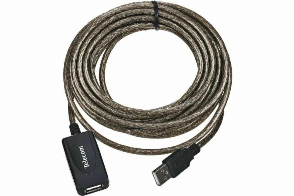 Кабель USB A -&gt; A 5м TELECOM TUS7049-5M (удлинительный активный)