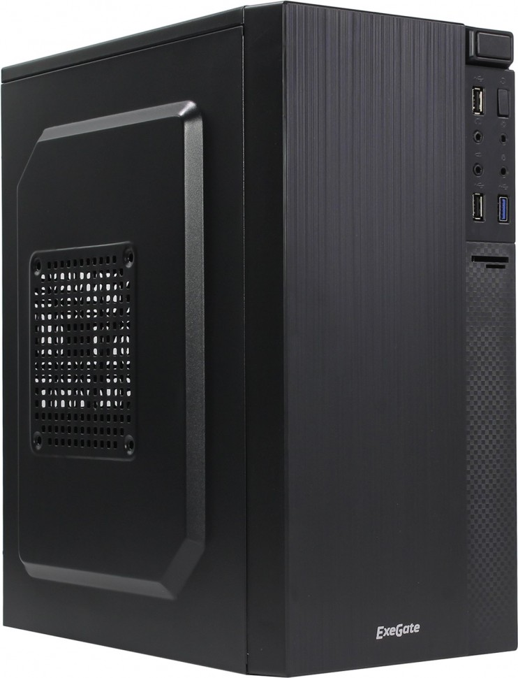 Корпус microATX 350W Exegate  BAA-104U Black