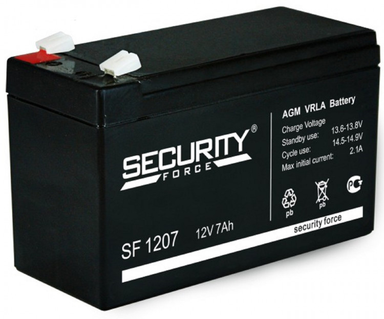 Аккумулятор ИБП Security Force SF 1207 (12V 7Ah)