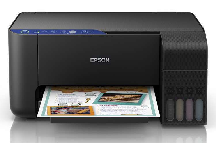 Принтер МФУ Epson  L3151 (A4  /  600*1200dpi  /  5стр  /  4цв  /  Wi-Fi  /  USB  /  струйный)